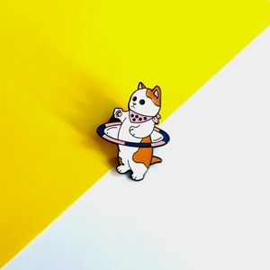 BOGO | Kitten Hula Hoop Pin